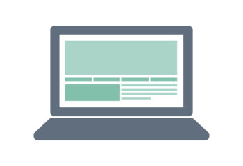 Illustration of computer icon